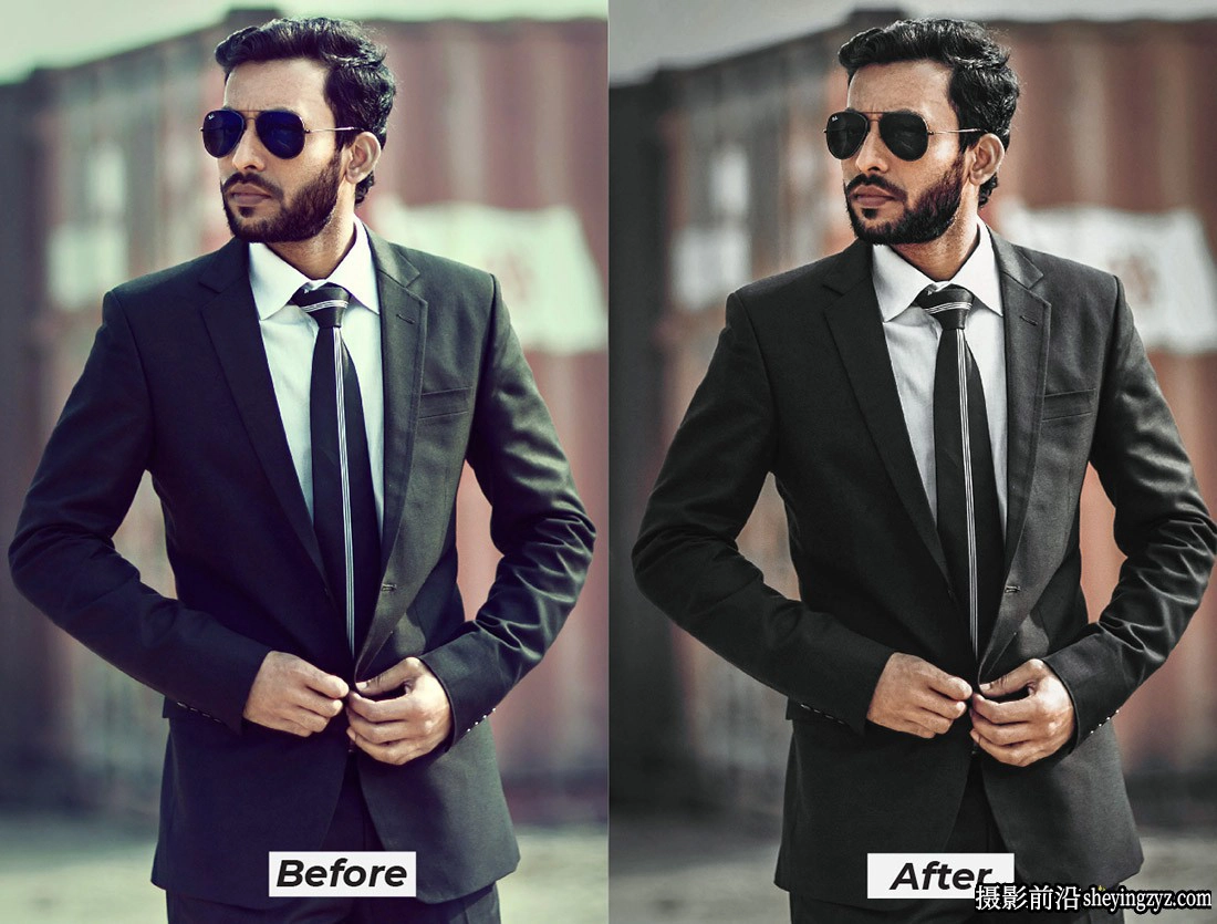 8种男士人像后期调色lr预设及手机版lr预设 Elegant Lightroom Presets