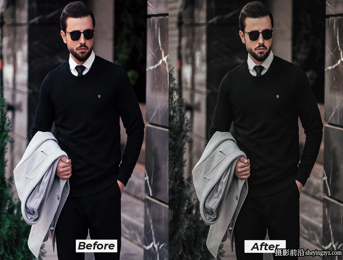 8种男士人像后期调色lr预设及手机版lr预设 Elegant Lightroom Presets