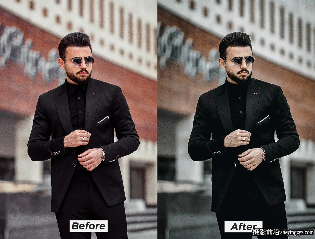 8种男士人像后期调色lr预设及手机版lr预设 Elegant Lightroom Presets