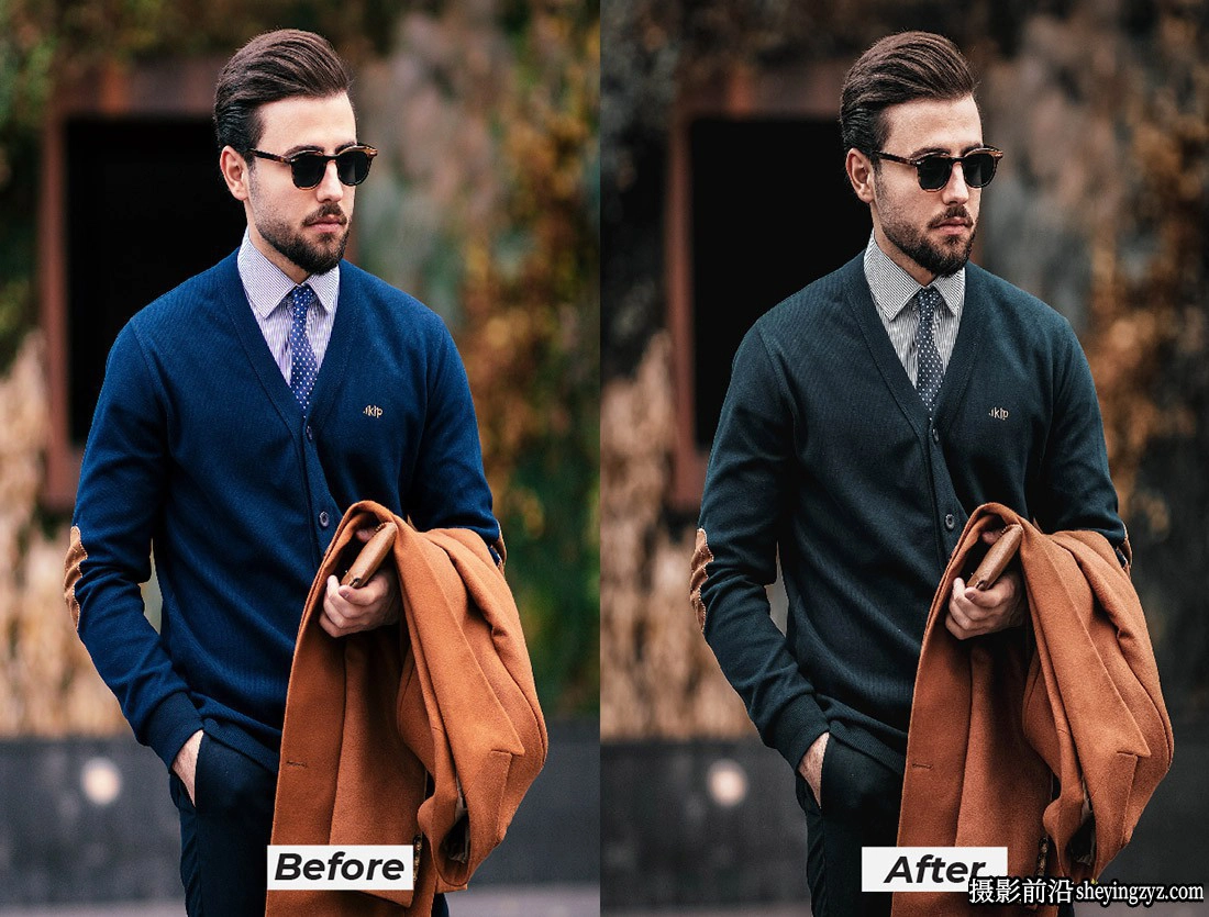 8种男士人像后期调色lr预设及手机版lr预设 Elegant Lightroom Presets