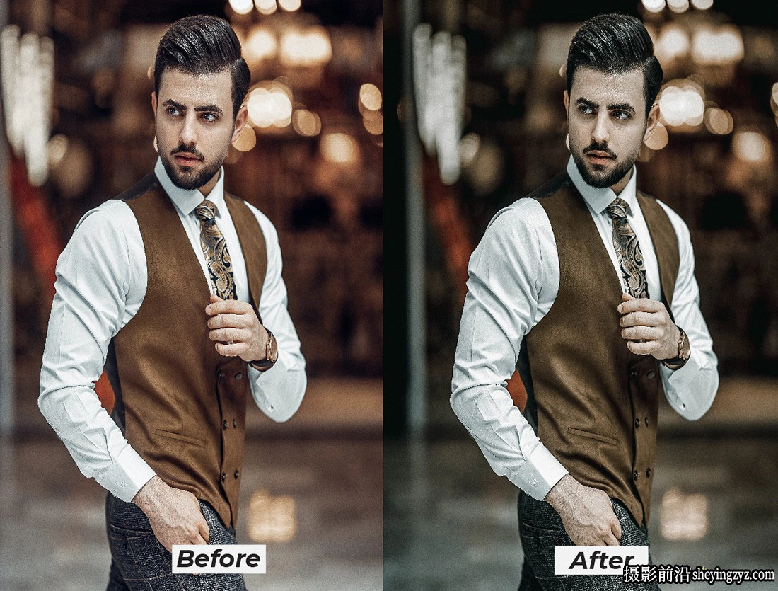 8种男士人像后期调色lr预设及手机版lr预设 Elegant Lightroom Presets