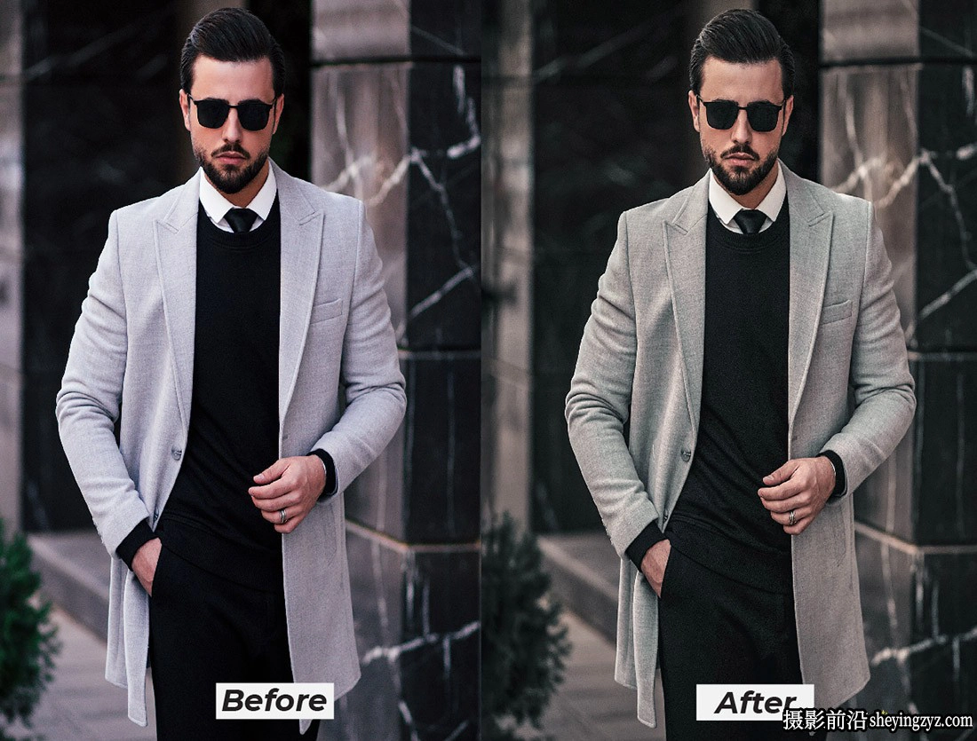 8种男士人像后期调色lr预设及手机版lr预设 Elegant Lightroom Presets