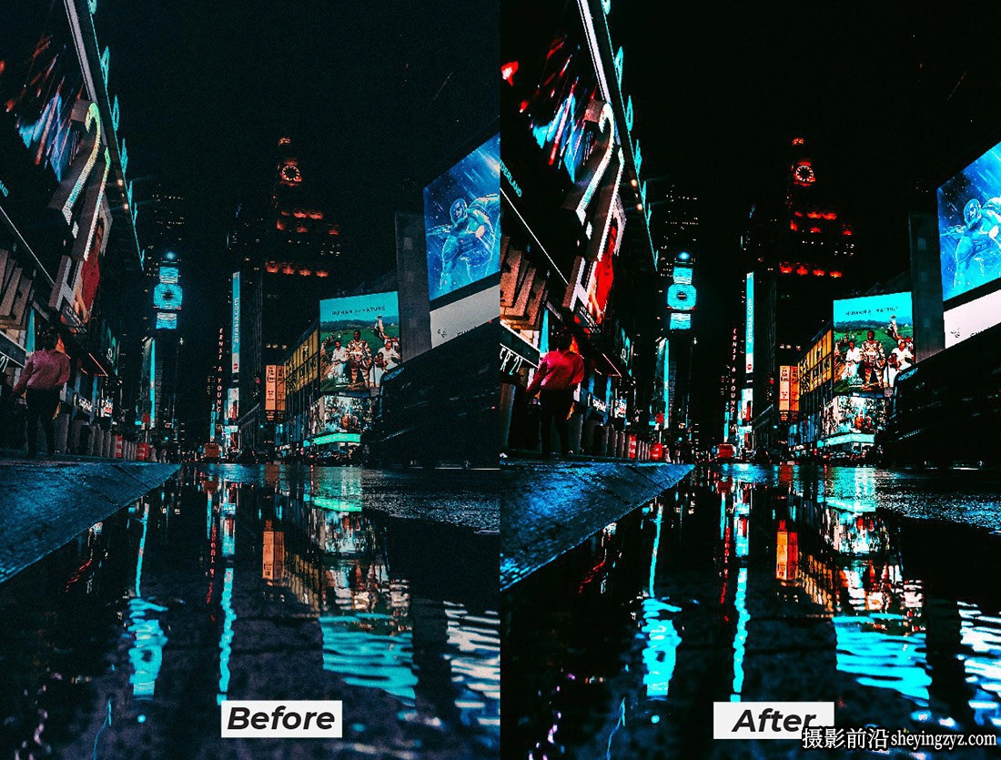 城市夜景霓虹灯Lr预设及手机版lr预设 Night Neon Effect Lightroom