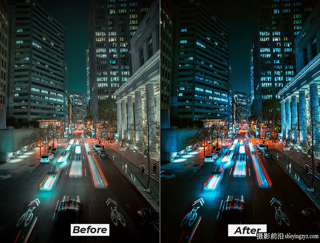 城市夜景霓虹灯Lr预设及手机版lr预设 Night Neon Effect Lightroom