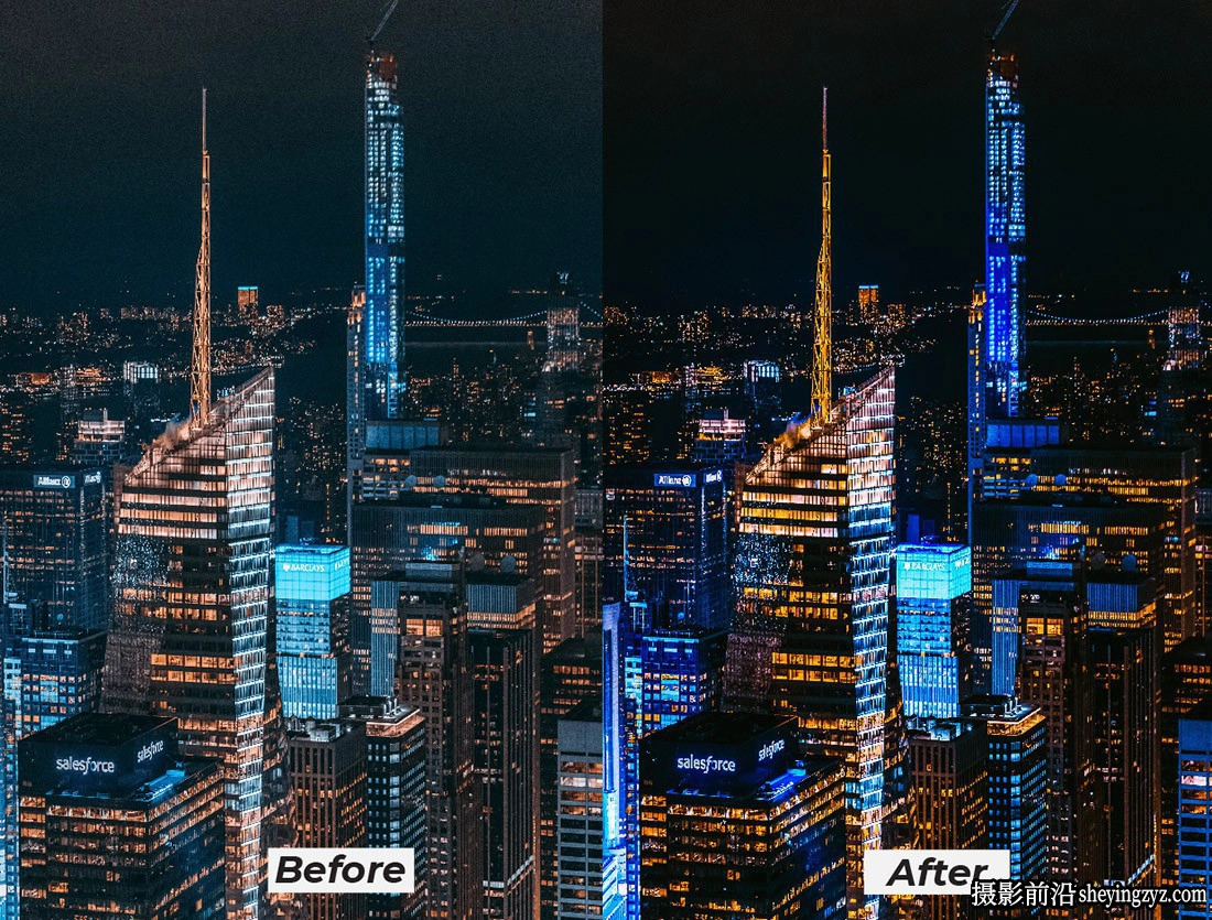 城市夜景霓虹灯Lr预设及手机版lr预设 Night Neon Effect Lightroom