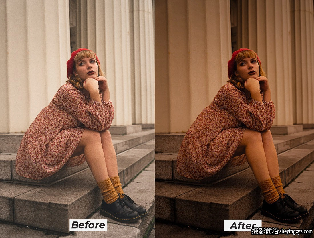 10种黑巧克力人像lr预设及手机预设 Dark choco lightroom presets