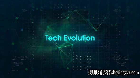 AE模板-网络科技感片头模板 Artificial Intelligence Opener