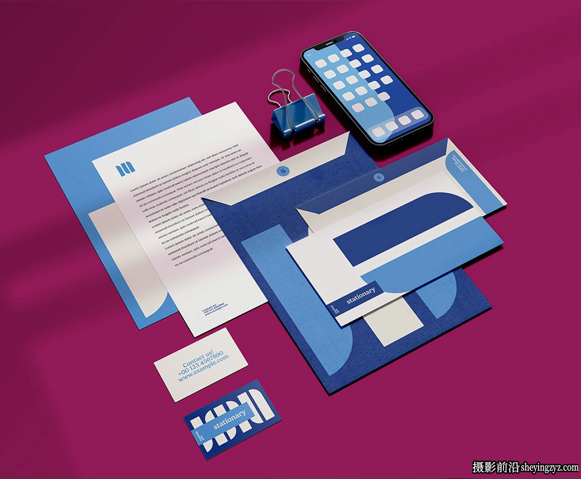 文具办公室套装样机模型