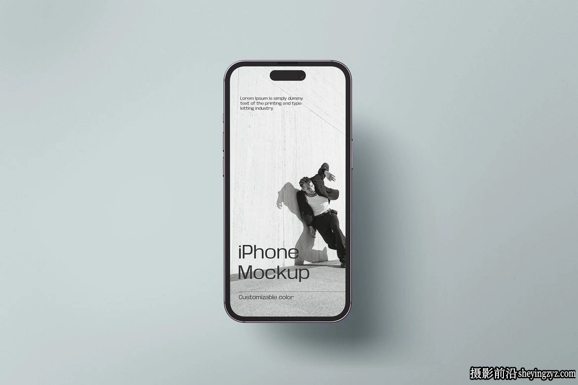 简单场景的iPhone手机样机