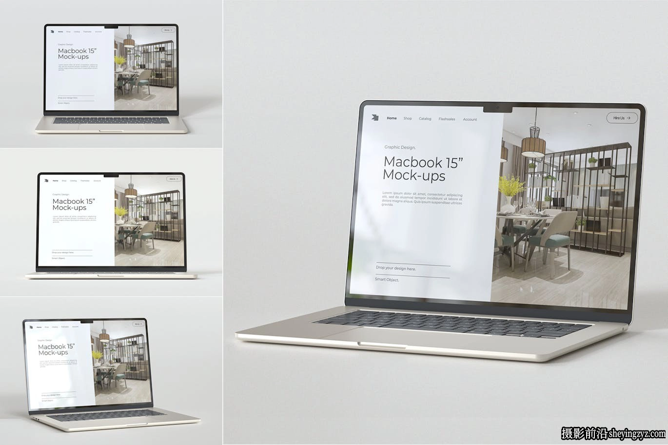 MacBook电脑样机模型