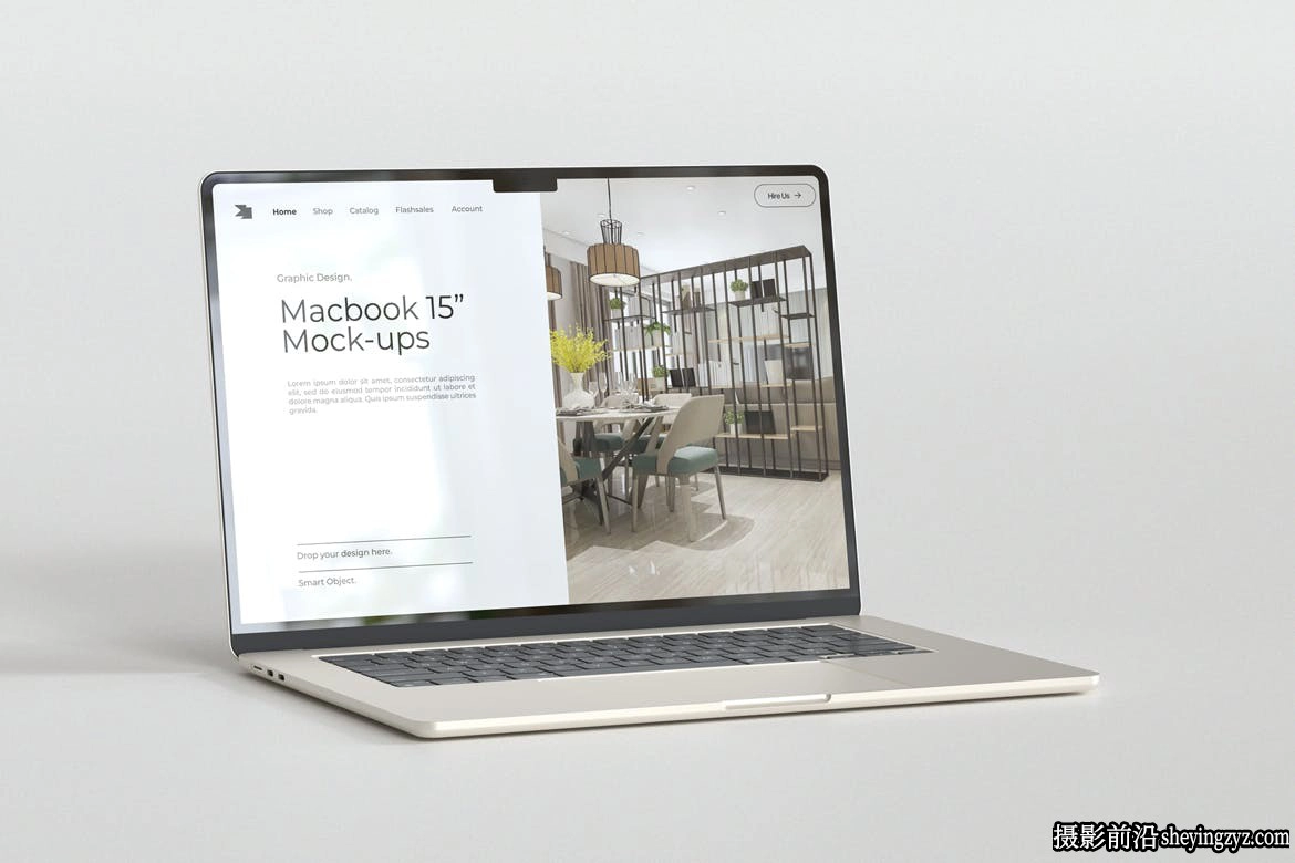 MacBook电脑样机模型