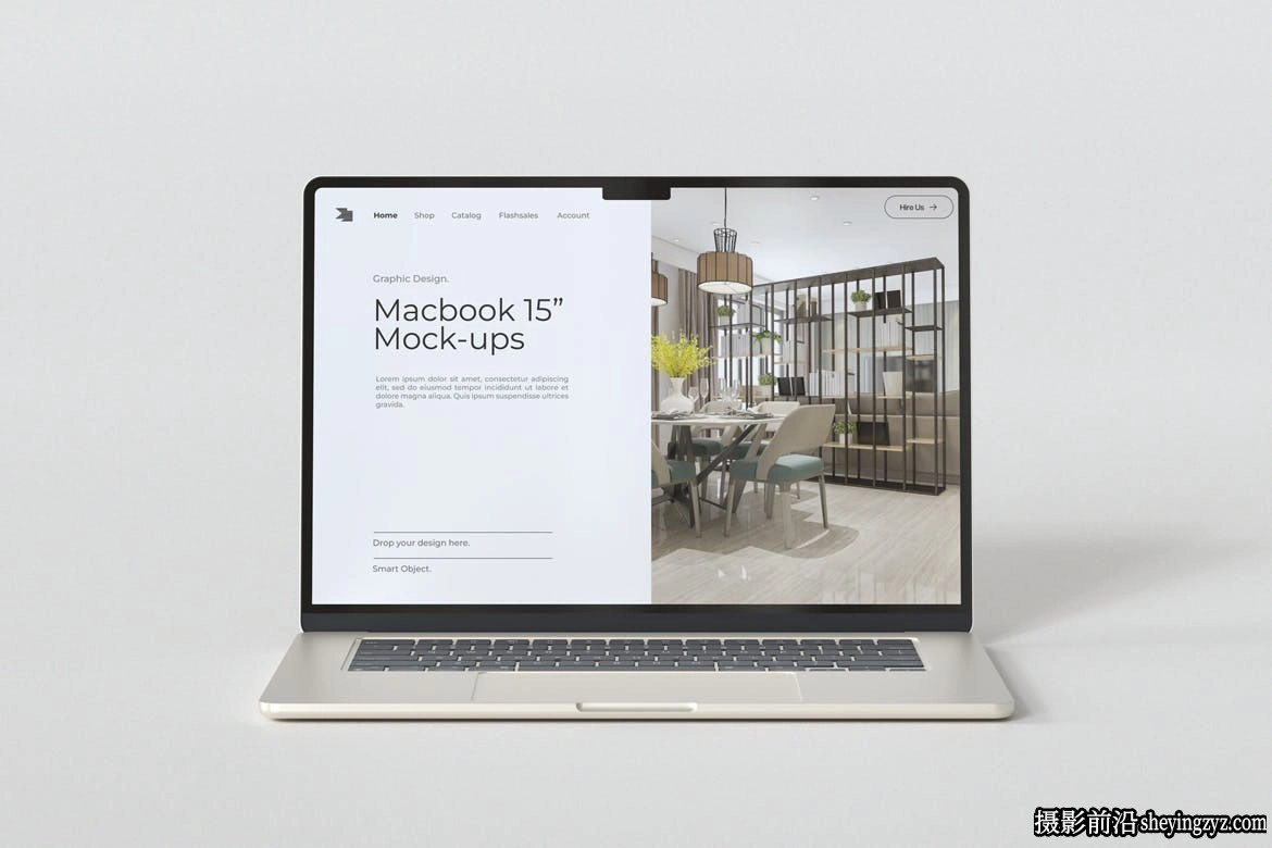 MacBook电脑样机模型