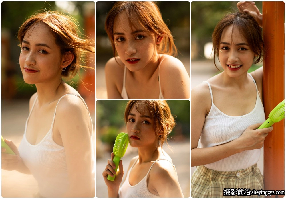 公园少女未修原片素材22张-尼康D810原图素材