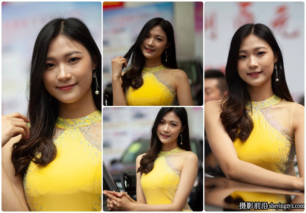 车模美女人像摄影后期修图练习RAW原图素材25张
