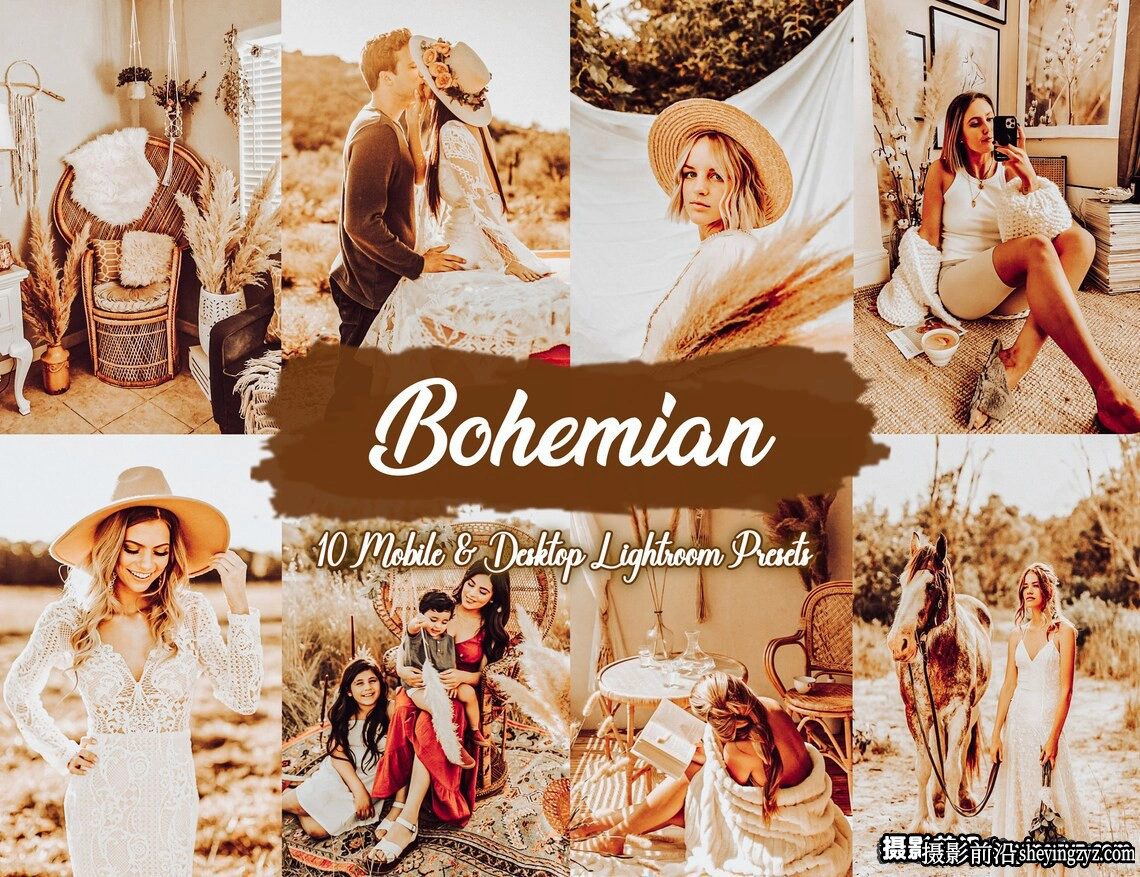 波西米胶片风人像Lightroom预设 Bohemian Lightroom Presets
