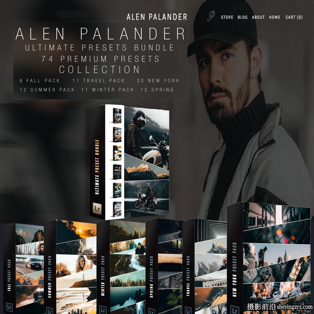 油管大神Alen Palander 6套LR预设完整版 Alen Palander Ultimate Preset Bundle