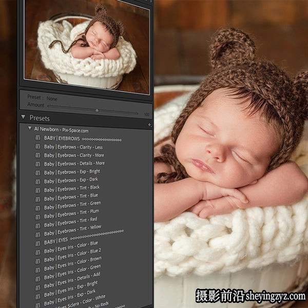 新生儿AI自适应lr预设 AI Newborn PRO-Lightroom Presets