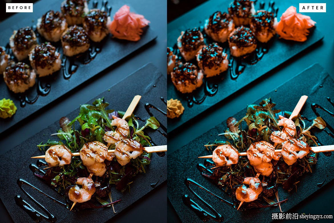 10种免费美食摄影后期调色Lightroom预设 Food Lightroom Presets