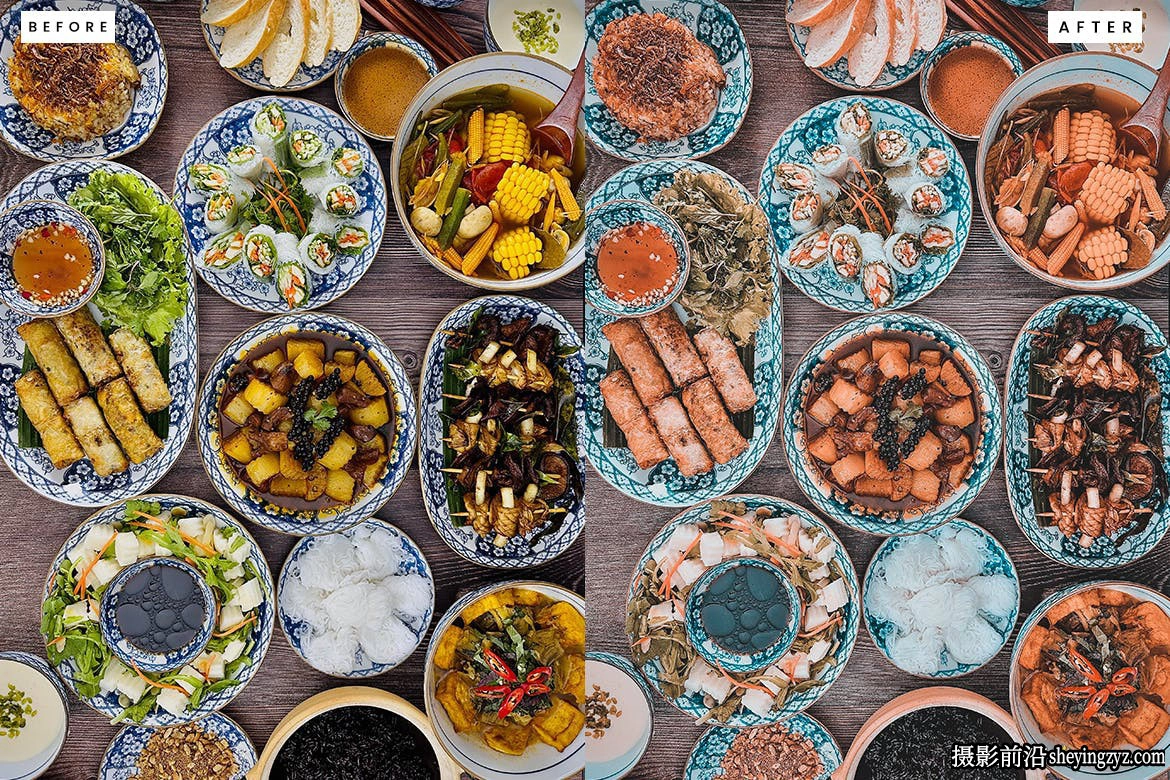 10种免费美食摄影后期调色Lightroom预设 Food Lightroom Presets