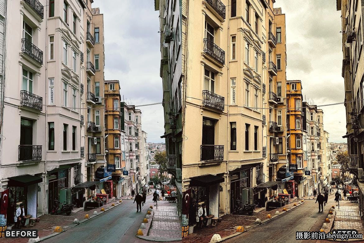 8种城市街道街拍电影风光LLR预设 Street Landscape Lightroom Presets