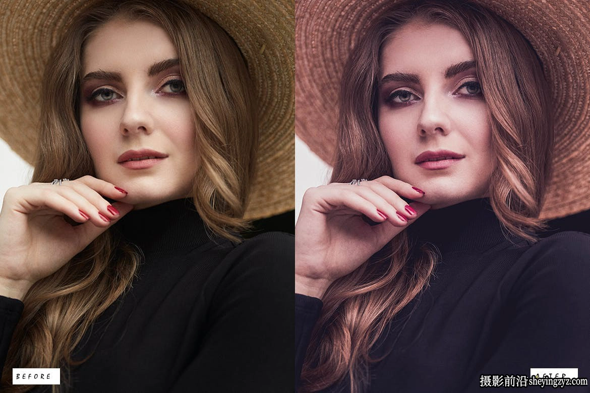 10种玫瑰金胶片人像Lightroom预设 Rose Gold Lightroom Presets