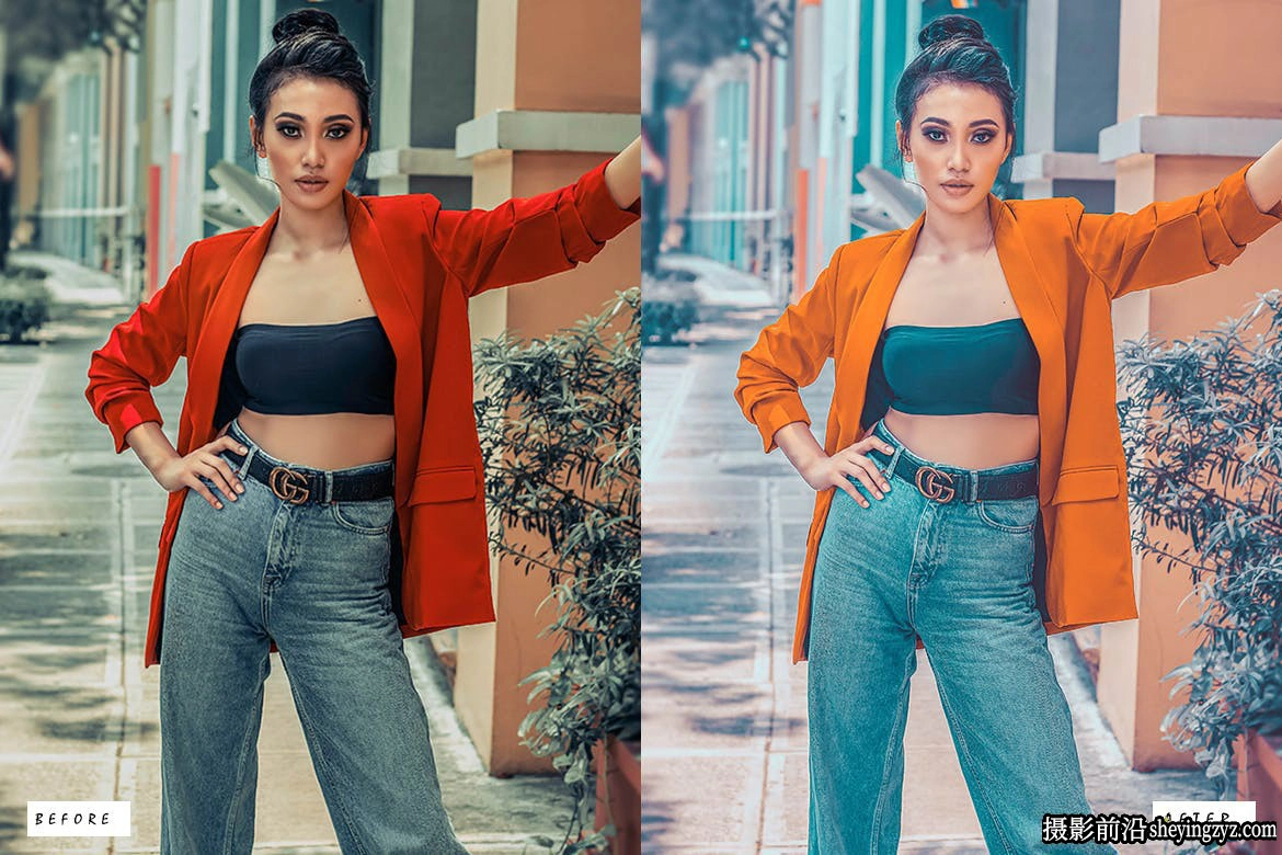 12款青橙色电影人像Lr预设 Teal And Orange Lightroom Presets