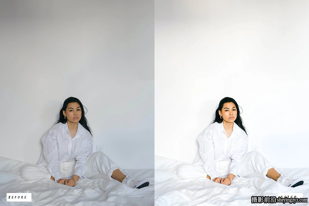 12款明亮通透胶片人像lr预设 Bright &amp; White Lightroom Presets