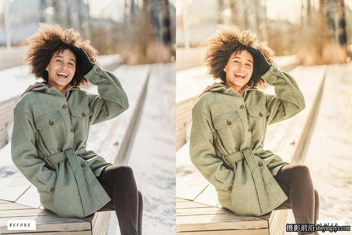 10种电影胶片人像调色Lightroom预设 Golden Green Lightroom Presets