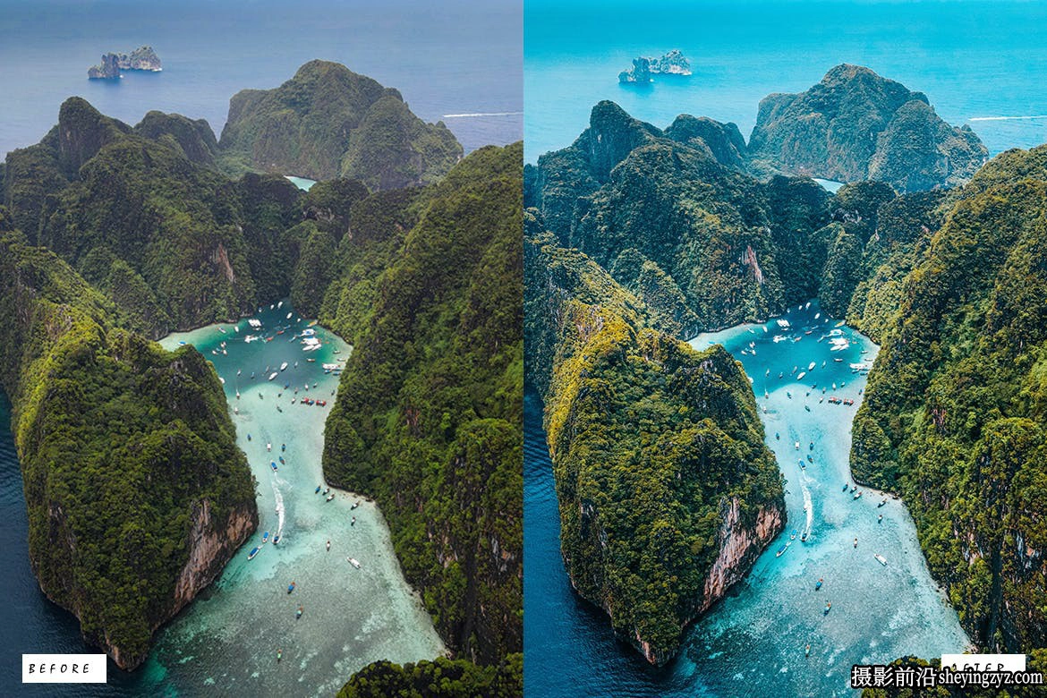 12种无人机通透电影风光Lightroom调色预设 Lightroom Presets