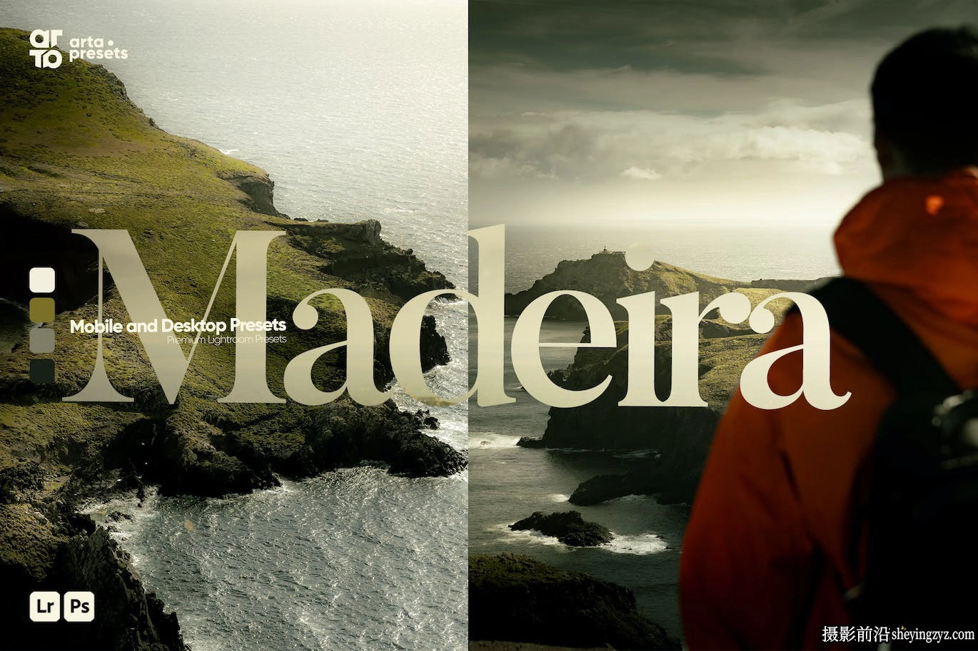 7种旅拍黑暗电影风光调色Lightroom预设 ARTA - Madeira Presets