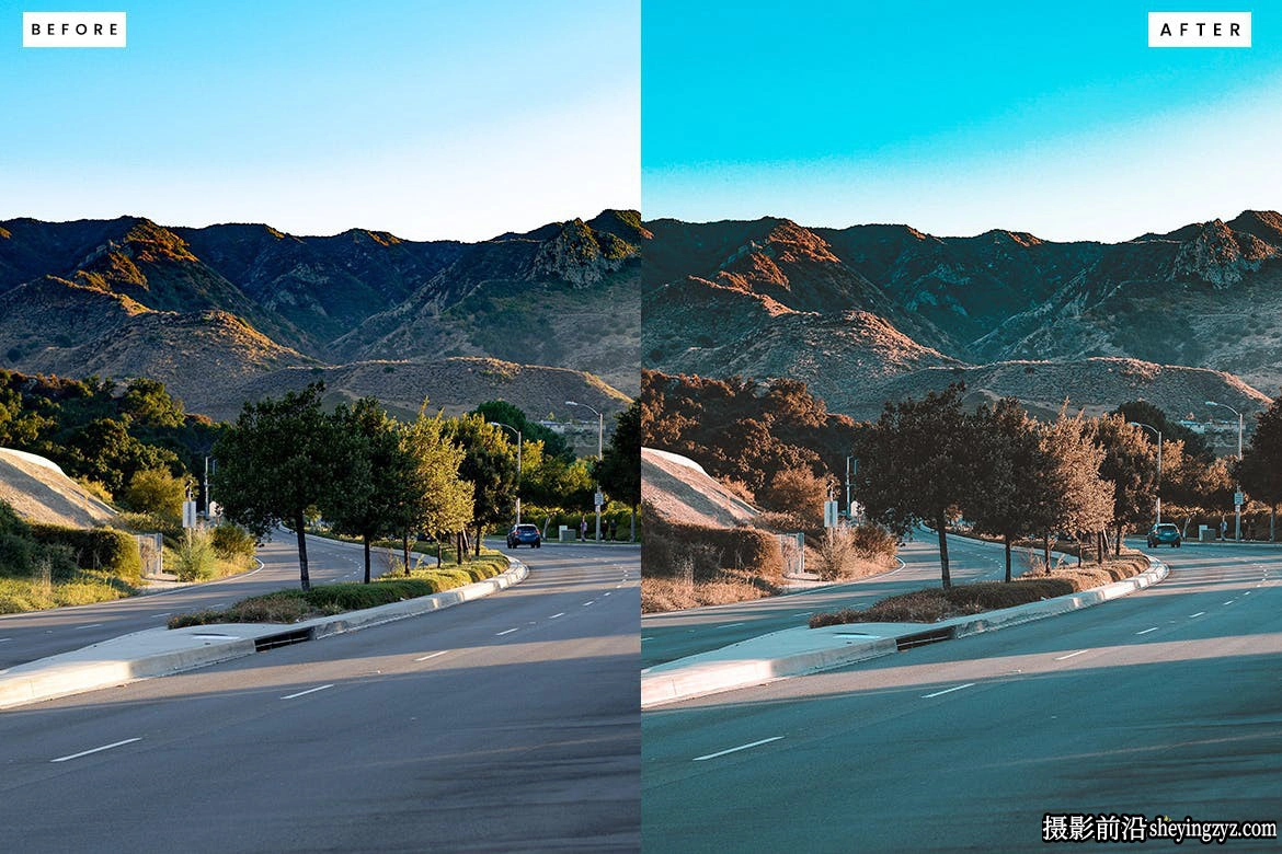 免费lr预设青橙色电影风光LR预设 Rainbow Lightroom Presets