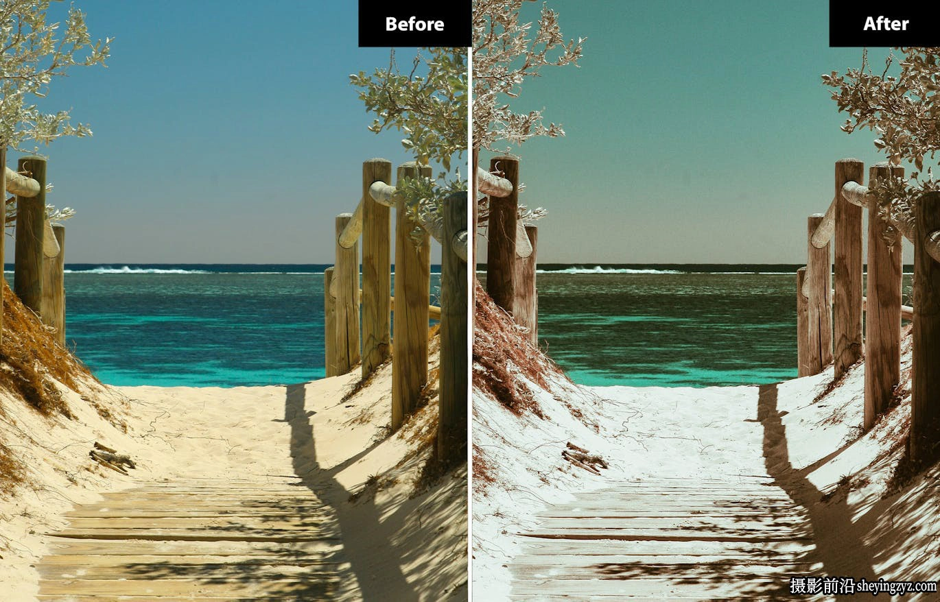 旅拍清新胶片后期调色lr预设 Innovator's Beach Lightroom Preset