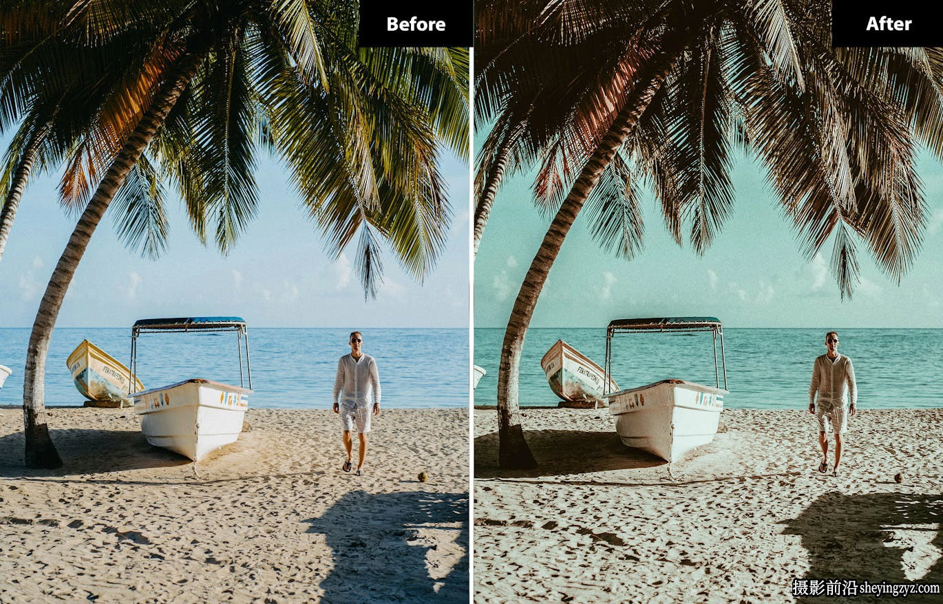 旅拍清新胶片后期调色lr预设 Innovator's Beach Lightroom Preset
