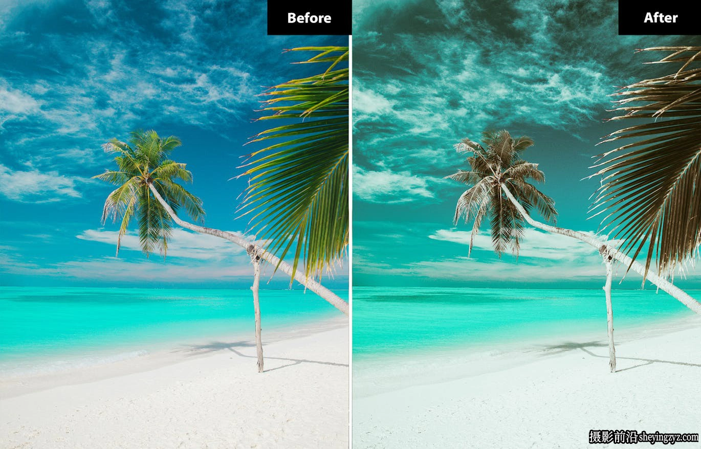 旅拍清新胶片后期调色lr预设 Innovator's Beach Lightroom Preset
