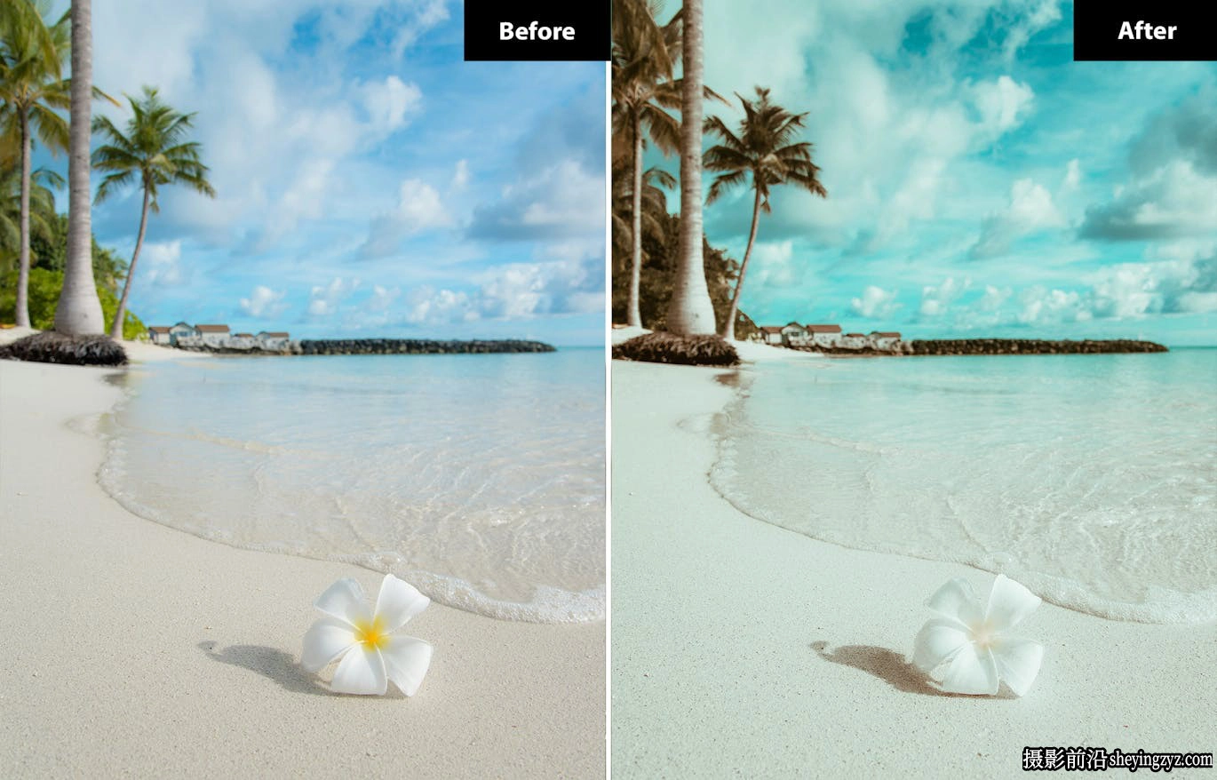 旅拍清新胶片后期调色lr预设 Innovator's Beach Lightroom Preset