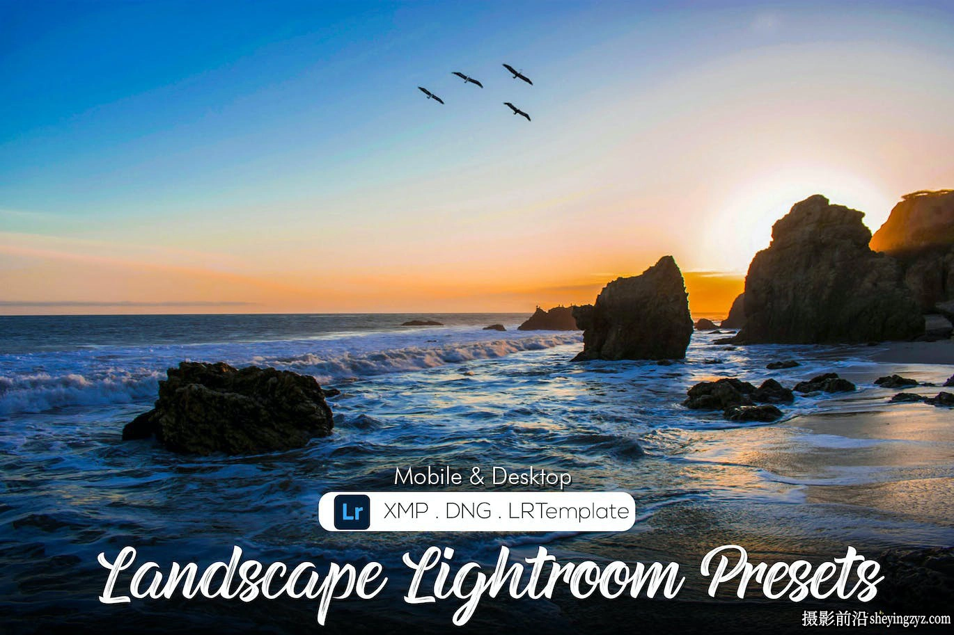 10种高品质风光摄影后期调色lr预设Landscape Lightroom Presets