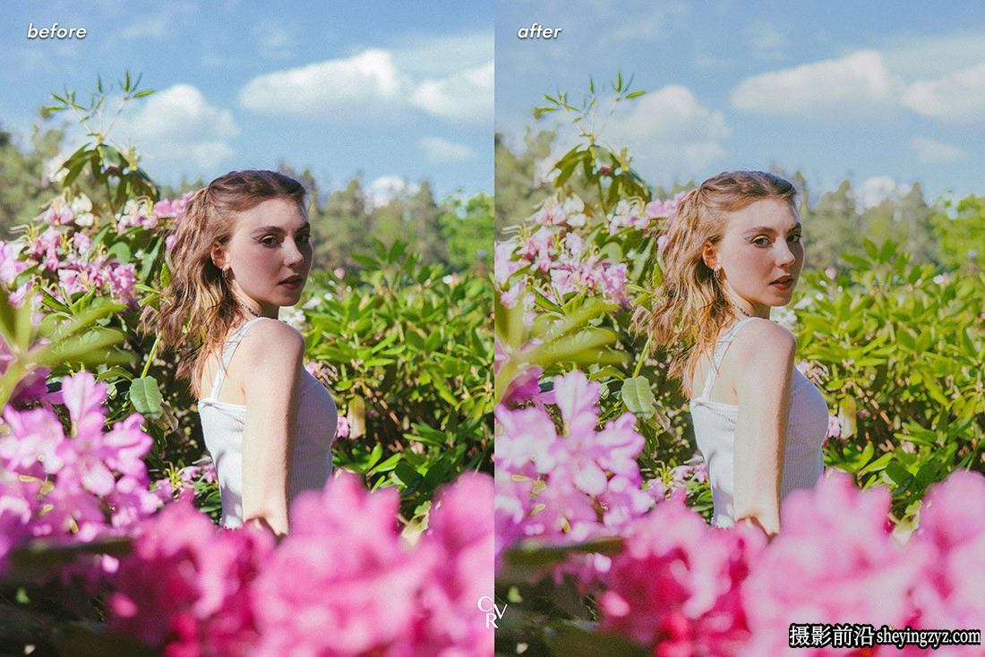 15种高品质春季人像后期调色lr预设 Spring Tones Lightroom Presets