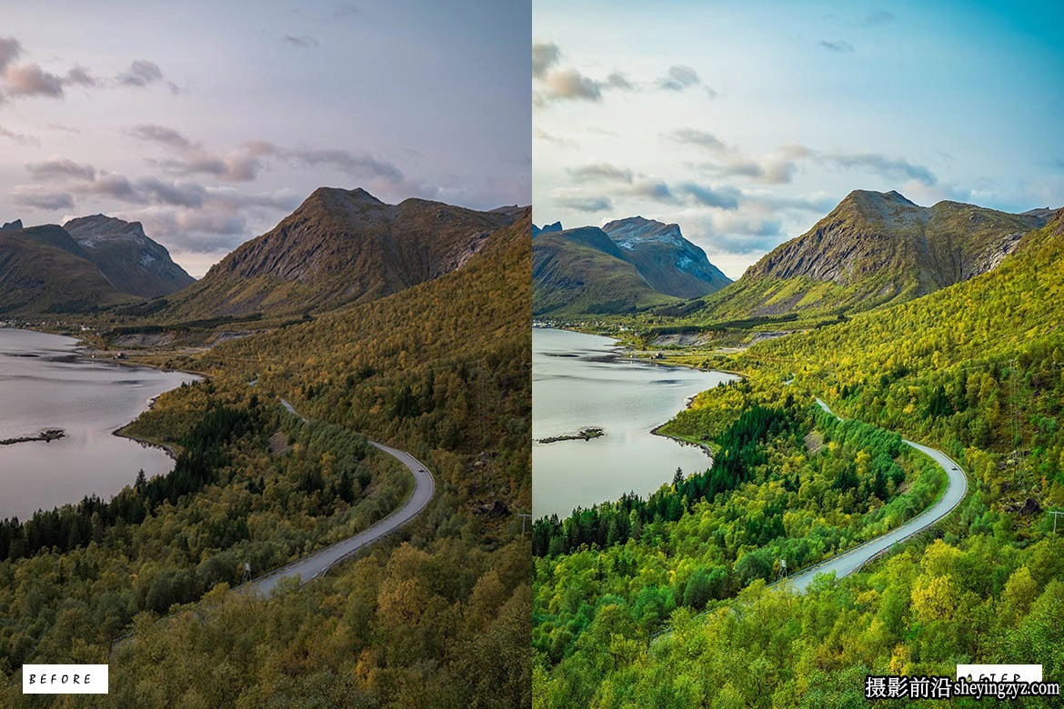 专业旅拍风光人像后期调色Lightroom预设 Landscape Lightroom Presets