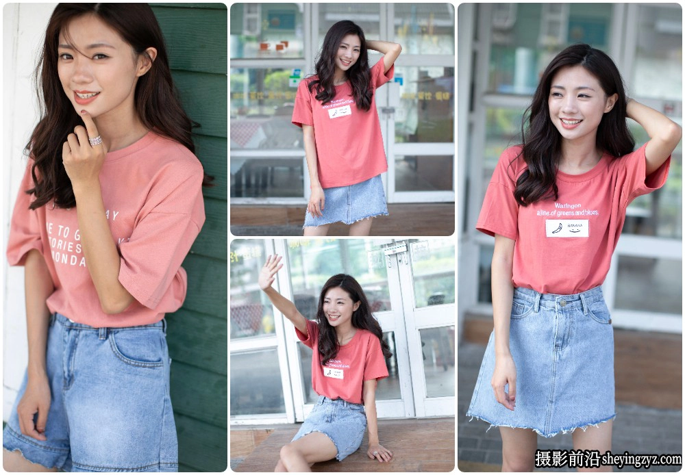 时尚街拍美少女摄影RAW原图素材36张