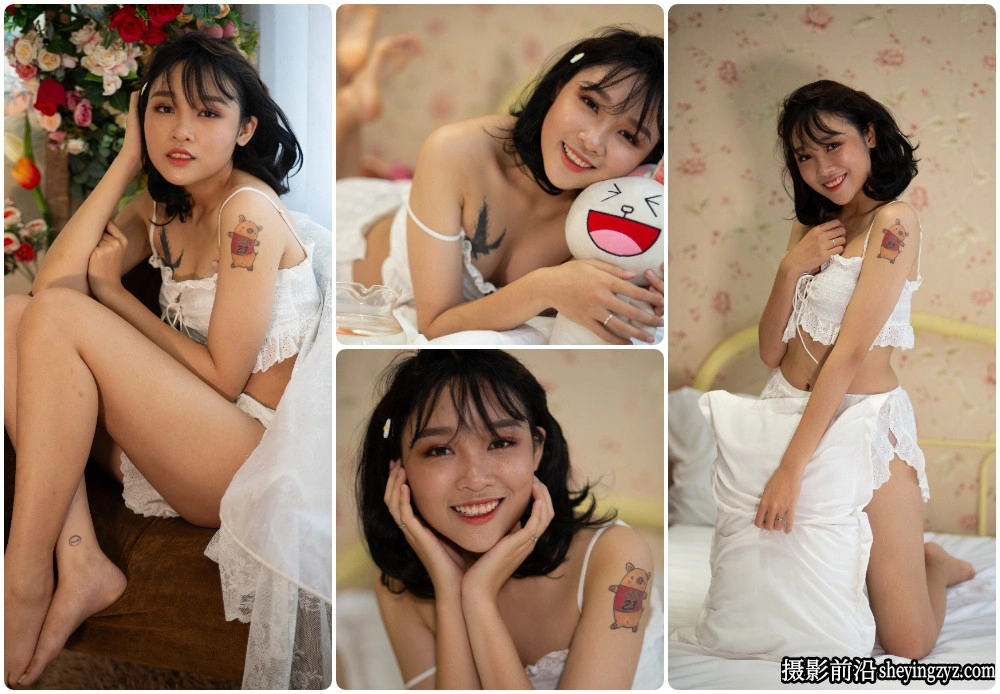 室内美女人像油画风格RAW原图素材9张