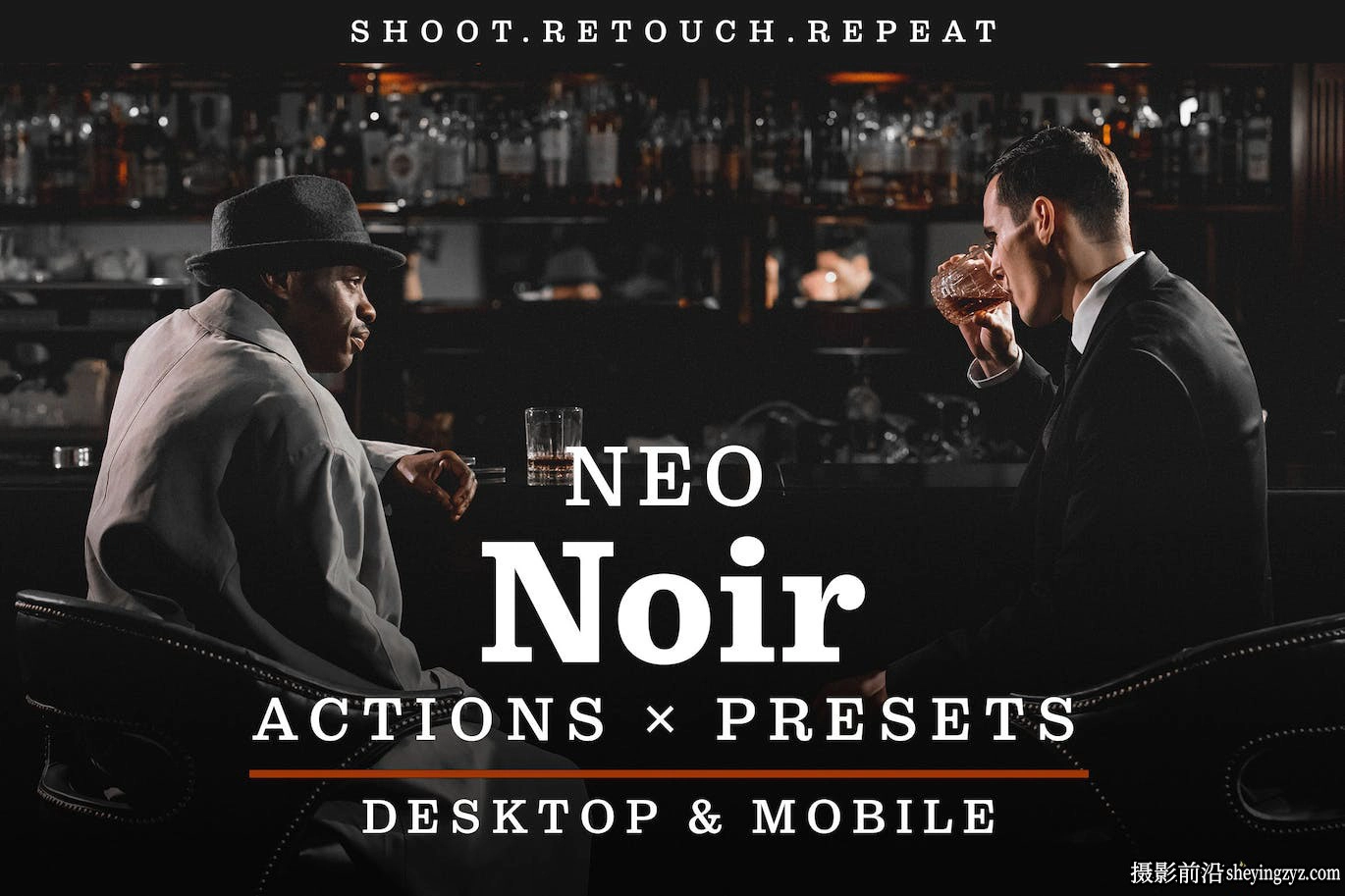 谍战片电影人像后期调色Lightroom预设 Neo Noir - Actions and Presets