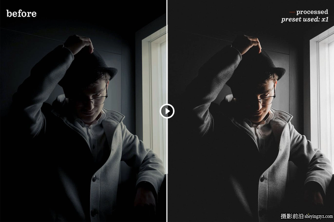 谍战片电影人像后期调色Lightroom预设 Neo Noir - Actions and Presets