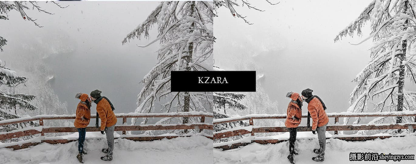 12种冬季电影人像后期调色免费lr预设Winter Magic Lightroom Presets