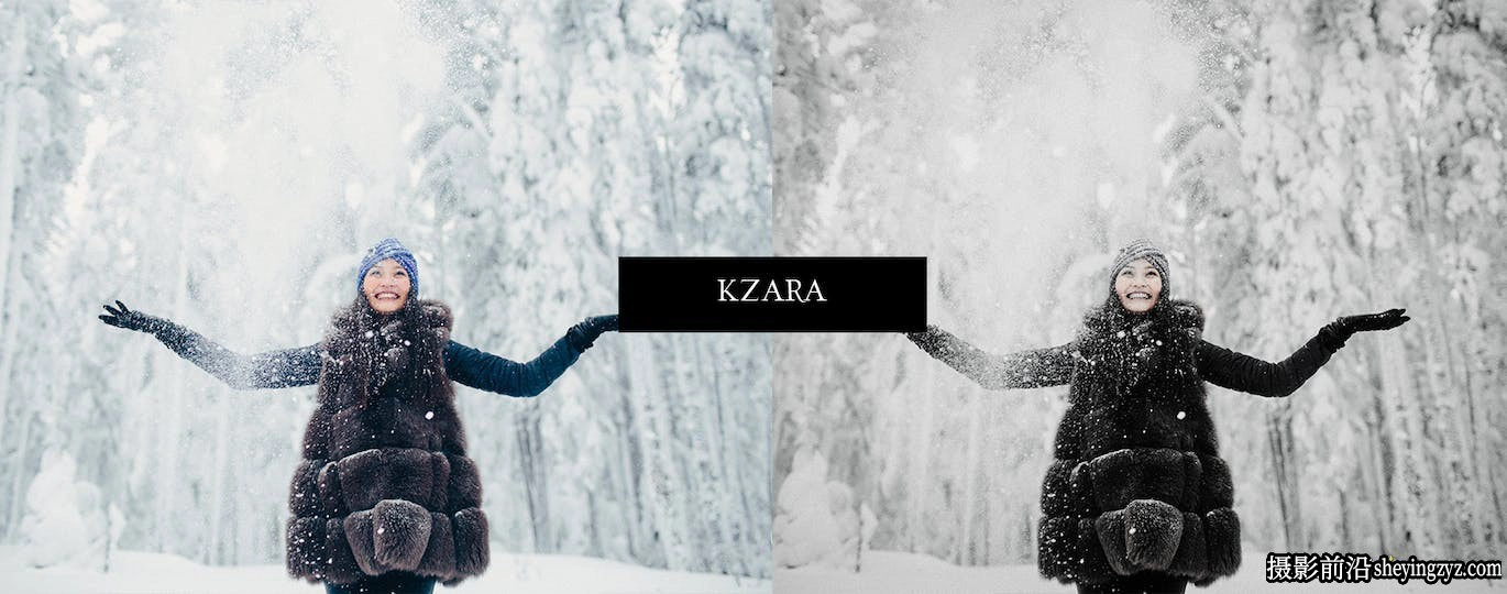 12种冬季电影人像后期调色免费lr预设Winter Magic Lightroom Presets