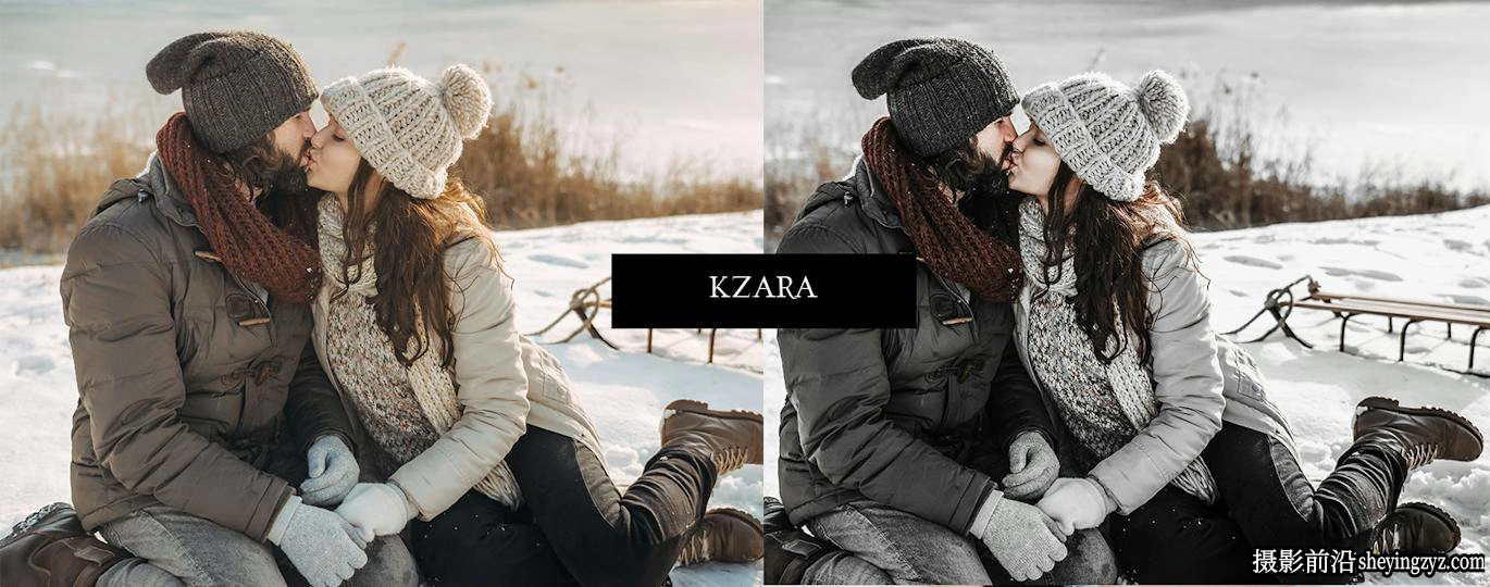 12种冬季电影人像后期调色免费lr预设Winter Magic Lightroom Presets