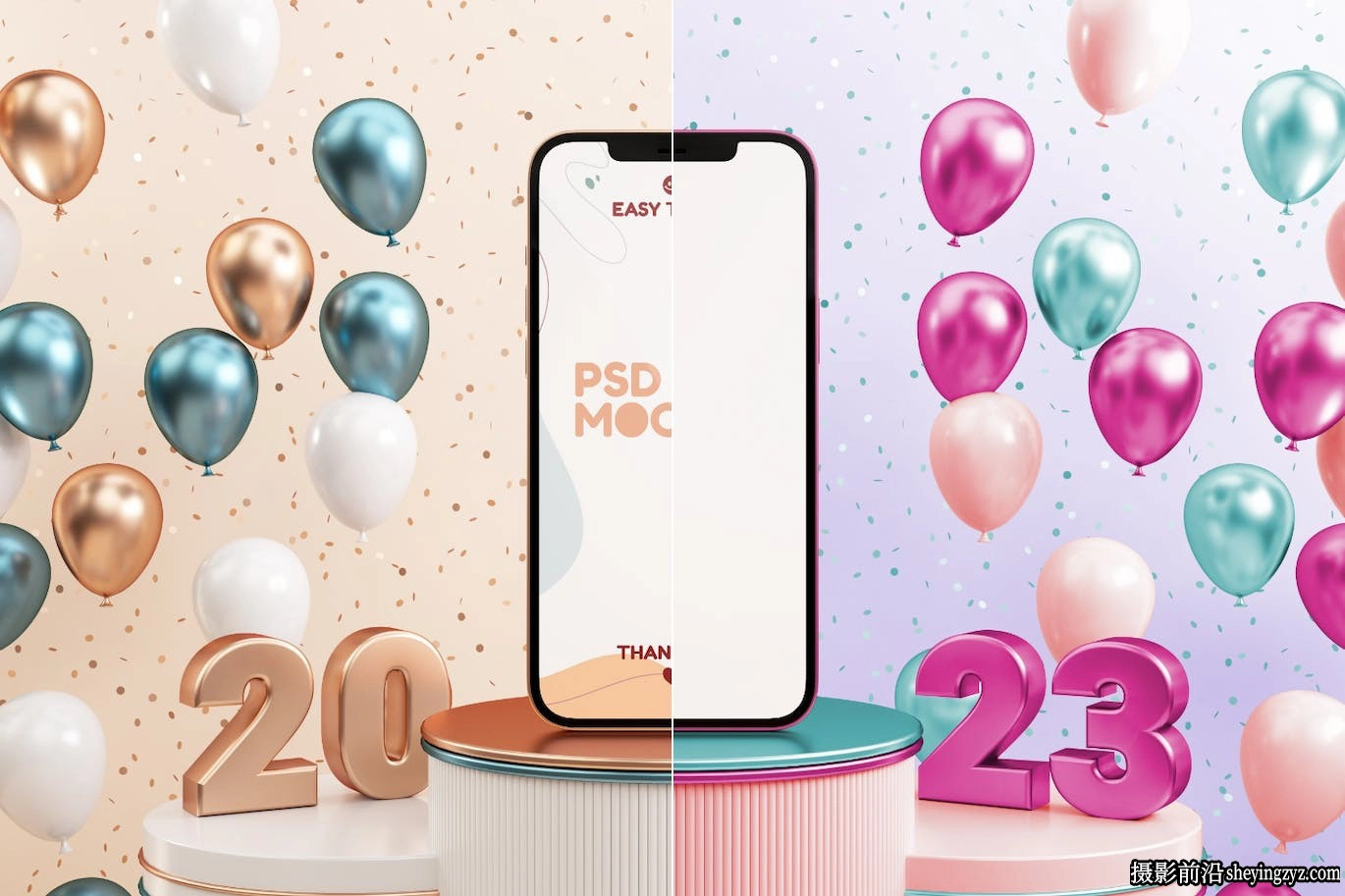 创意iPhone手机样机模型