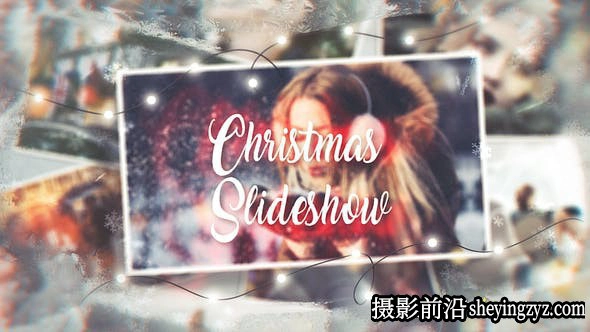 AE模板-旅行相册片头模板 Christmas Slideshow