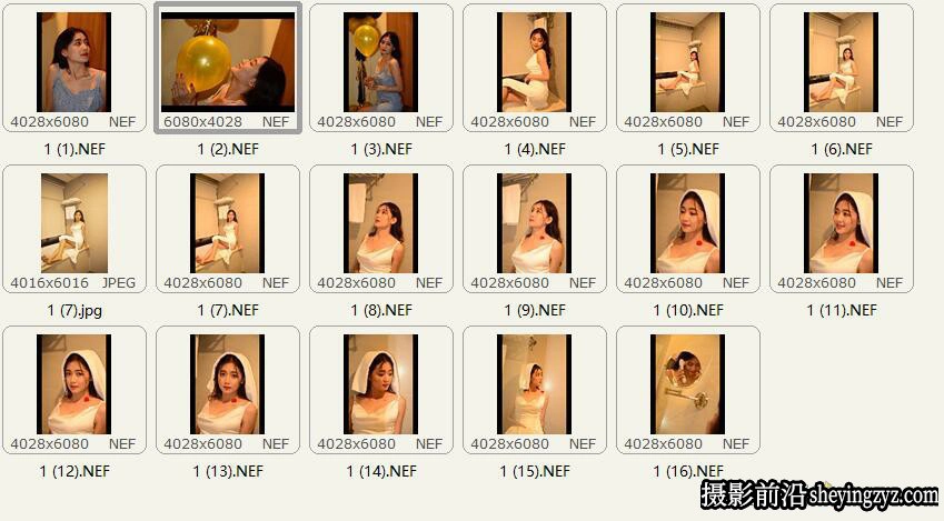 浴室美女摄影写真人像RAW原图练习素材17张