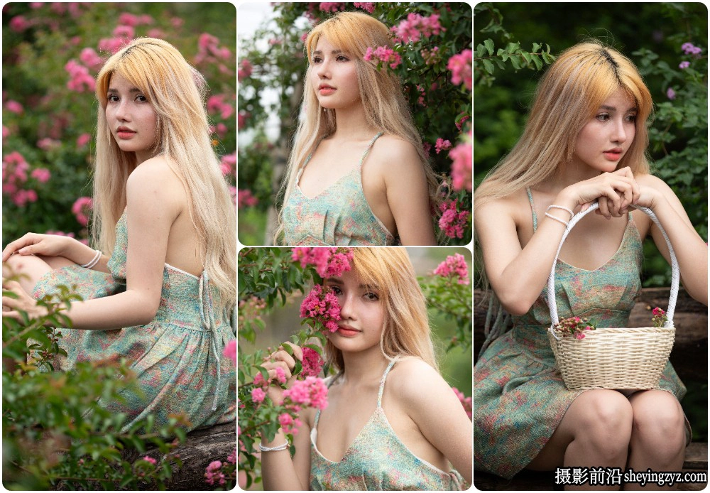 唯美花仙子大美女人像摄影RAW原图练习素材6张
