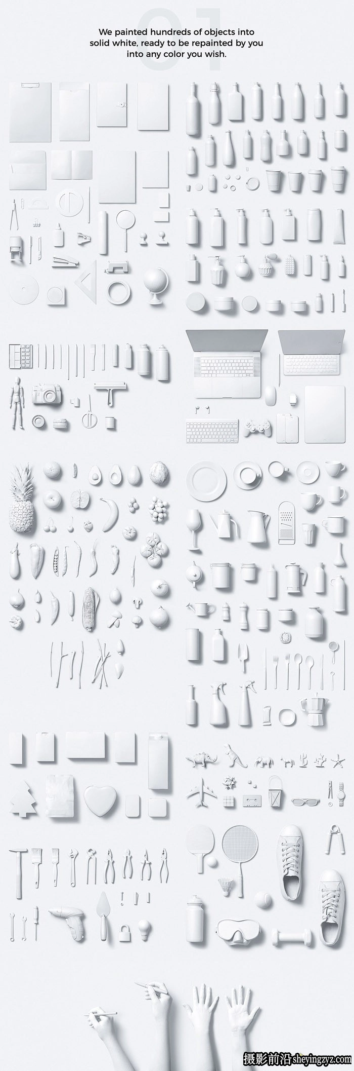 单色品牌产品包装样机模型合集套装 Unicolor Mockup Pack